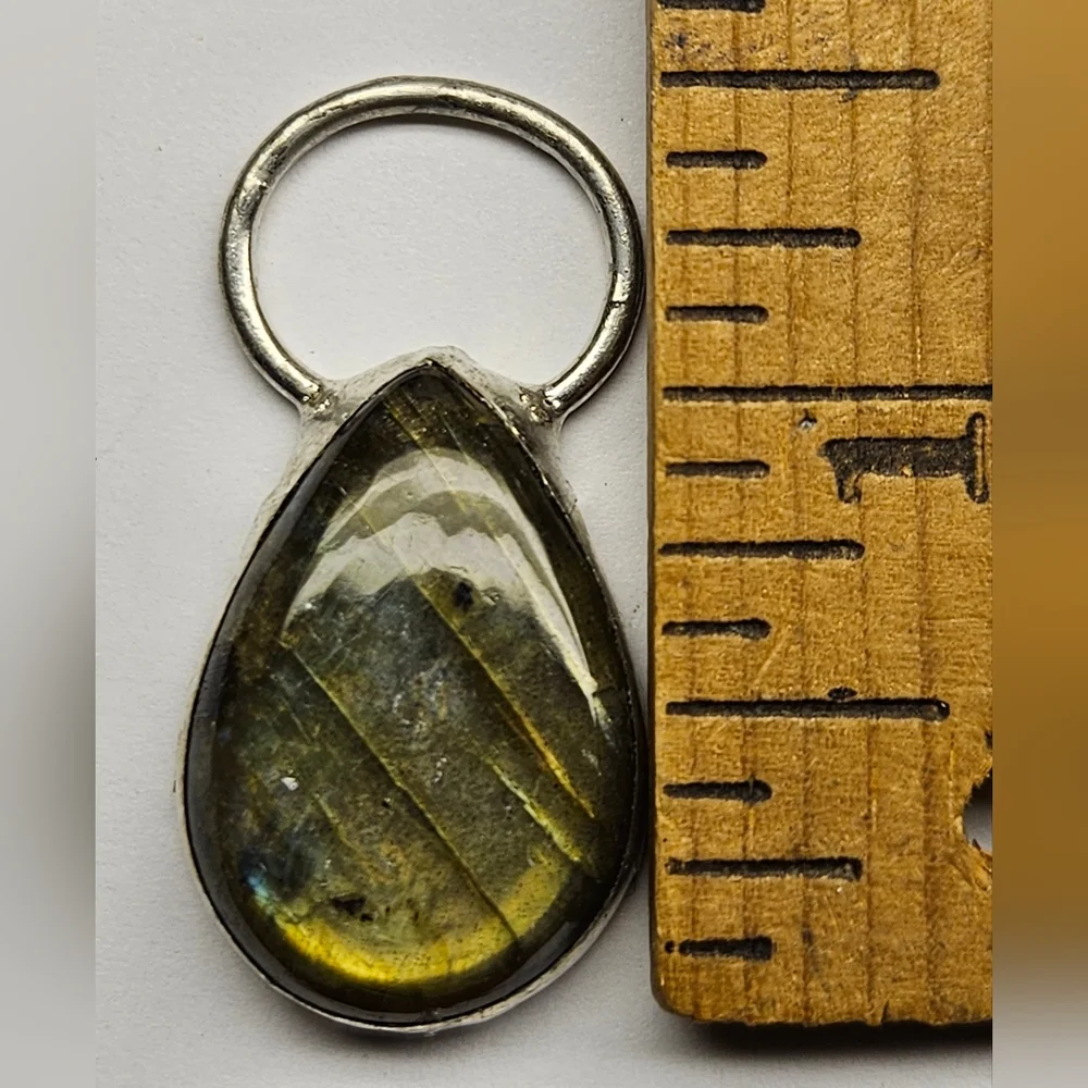 Labradorite Teardrop Pendant
